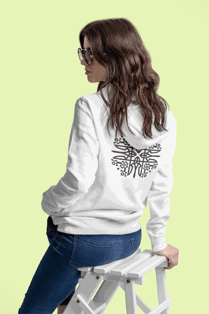 Ukrainian Back Design Hoodie #1