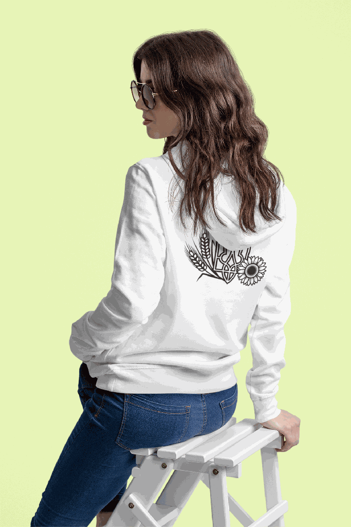 Ukrainian Back Design Hoodie #5