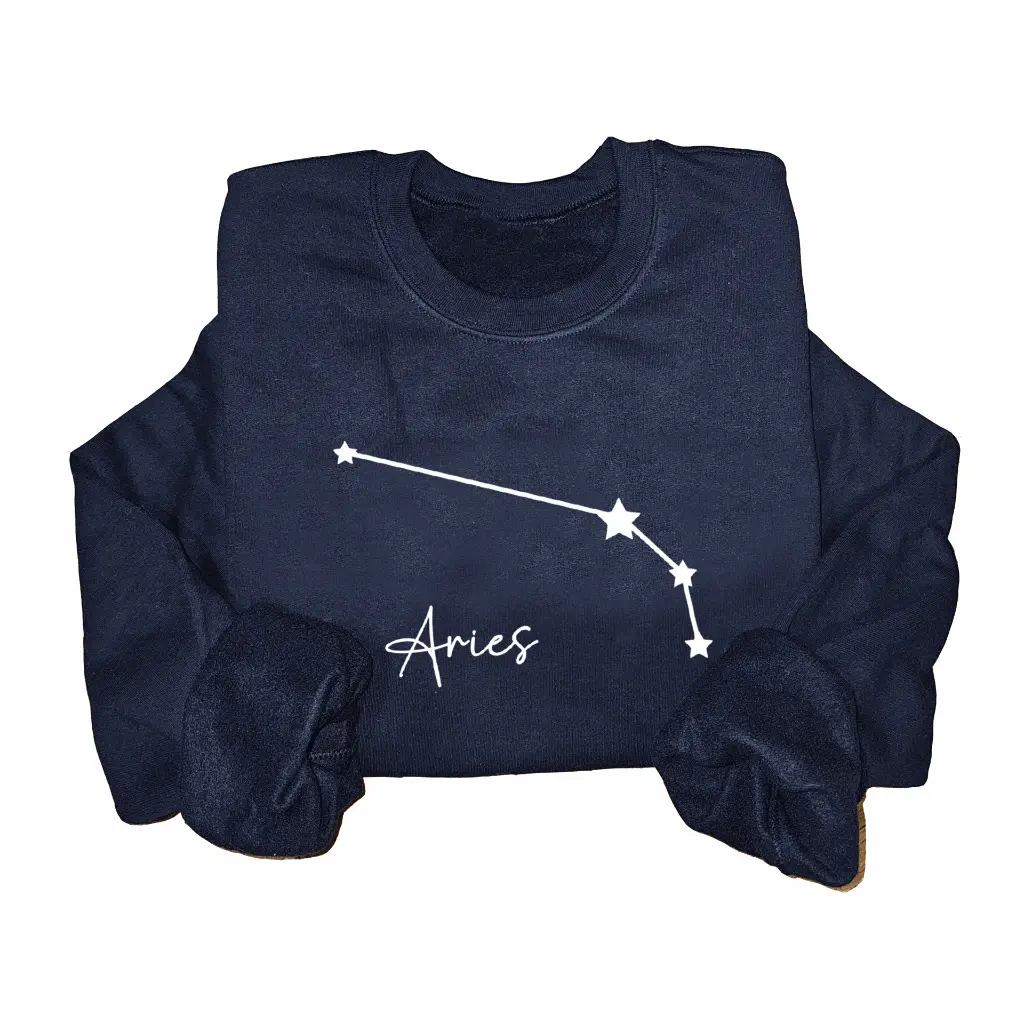 Embossed Aries Sky Sweatshirt