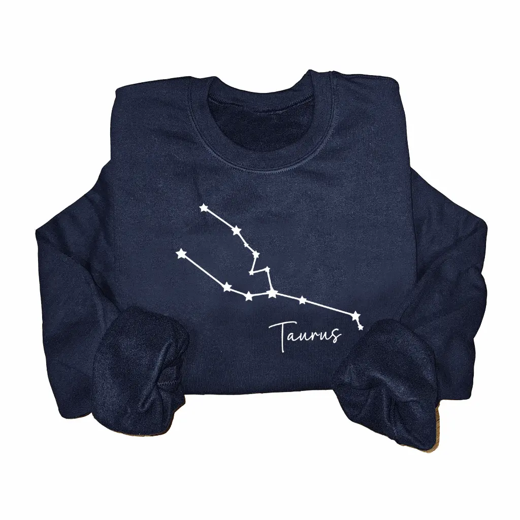 Embossed Sky SweatshirtEmbossed Taurus Sky Sweatshirt