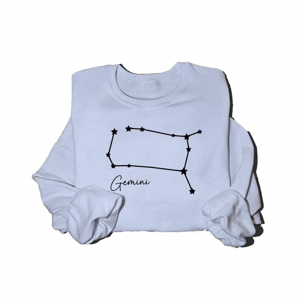 Embossed Gemini Sky Sweatshirt