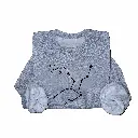Embossed Virgo Sky Sweatshirt