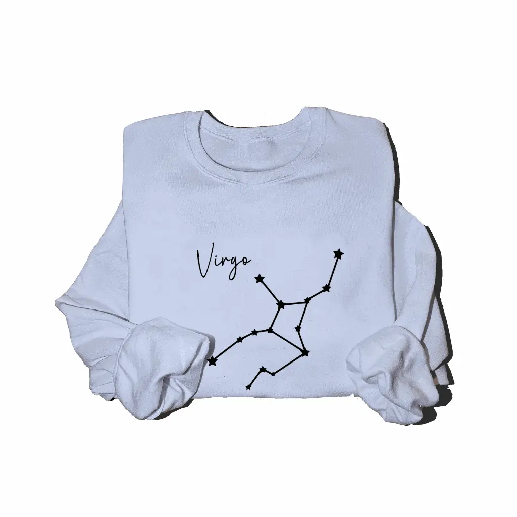 Embossed Virgo Sky Sweatshirt