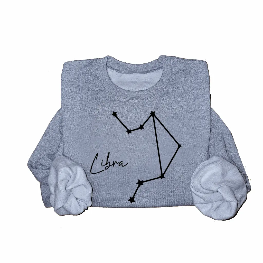 Embossed Libra Sky Sweatshirt