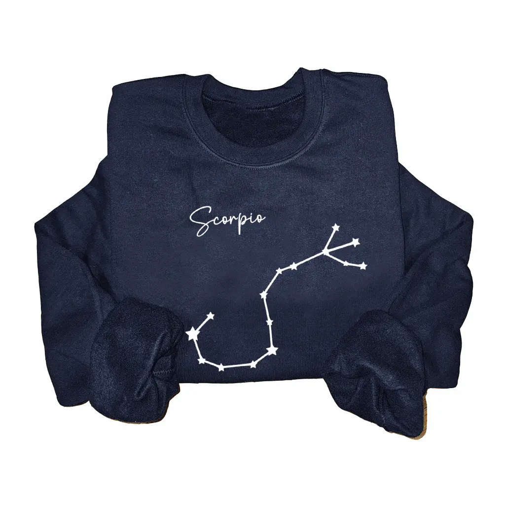 Embossed Scorpio Sky Sweatshirt