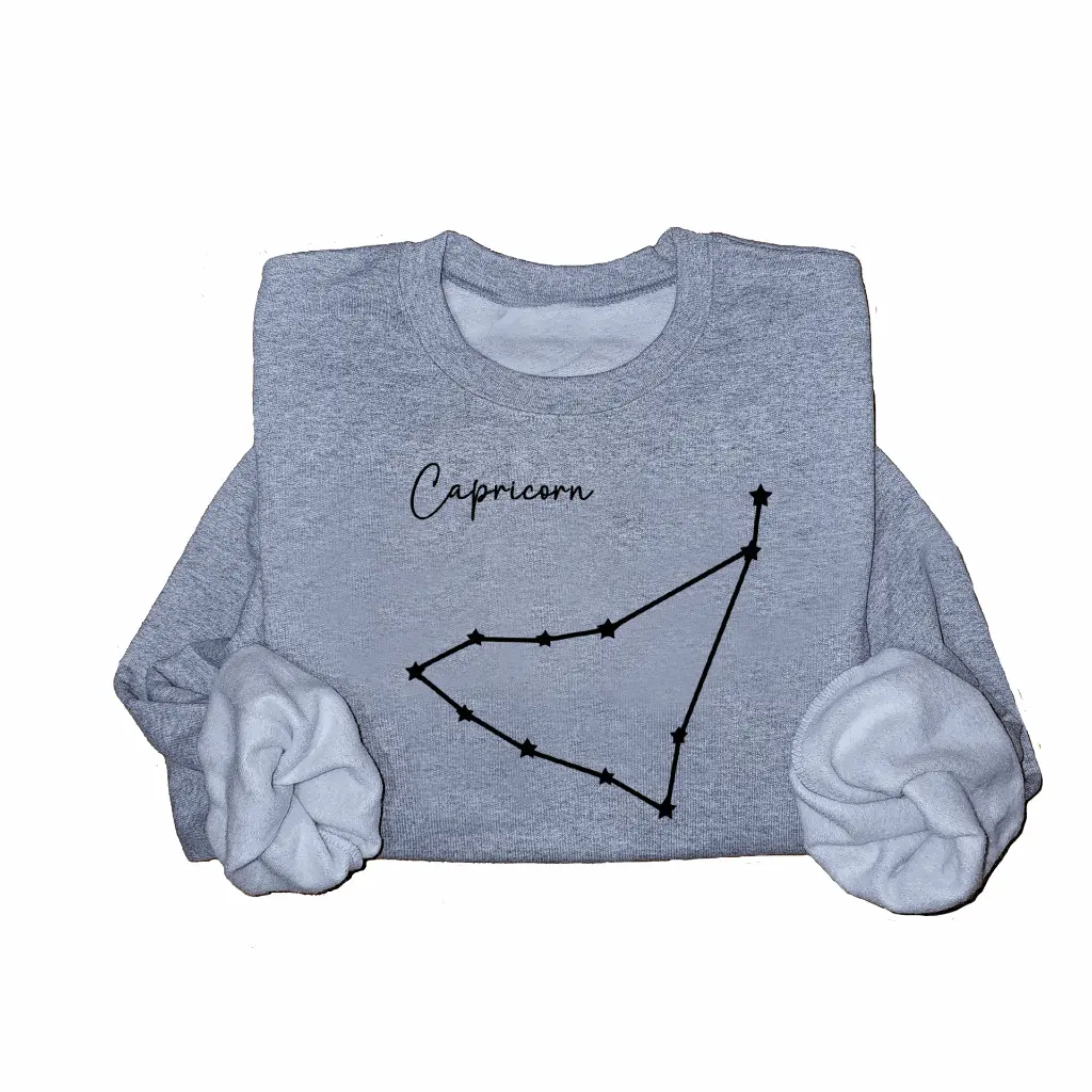 Embossed Capricorn Sky Sweatshirt