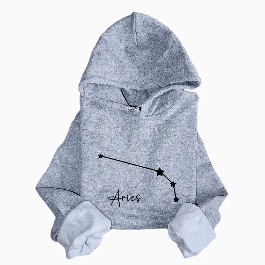 Embossed Aries Sky Hoodie