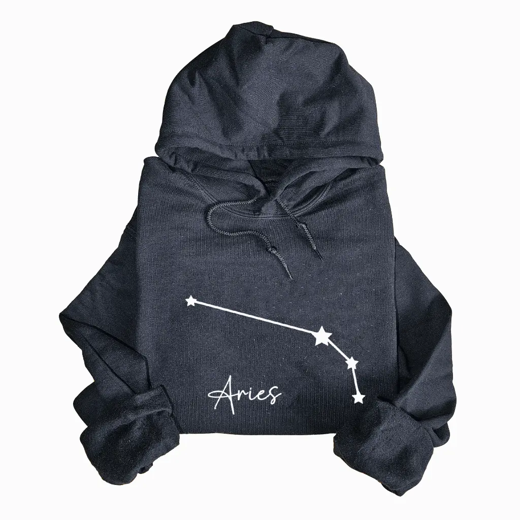 Hoodie Black Aries.webp