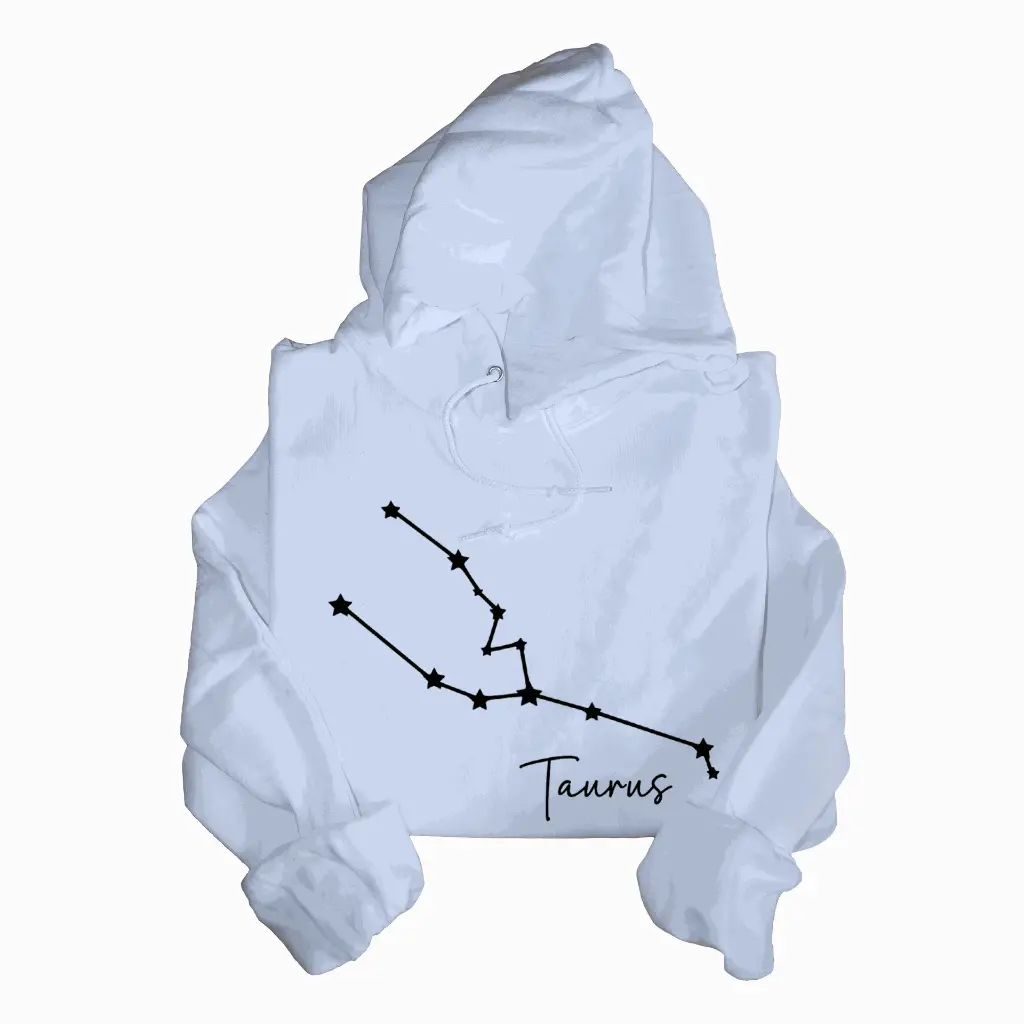 Hoodie White Taurus.webp