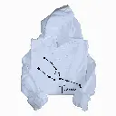 Hoodie White Taurus.webp