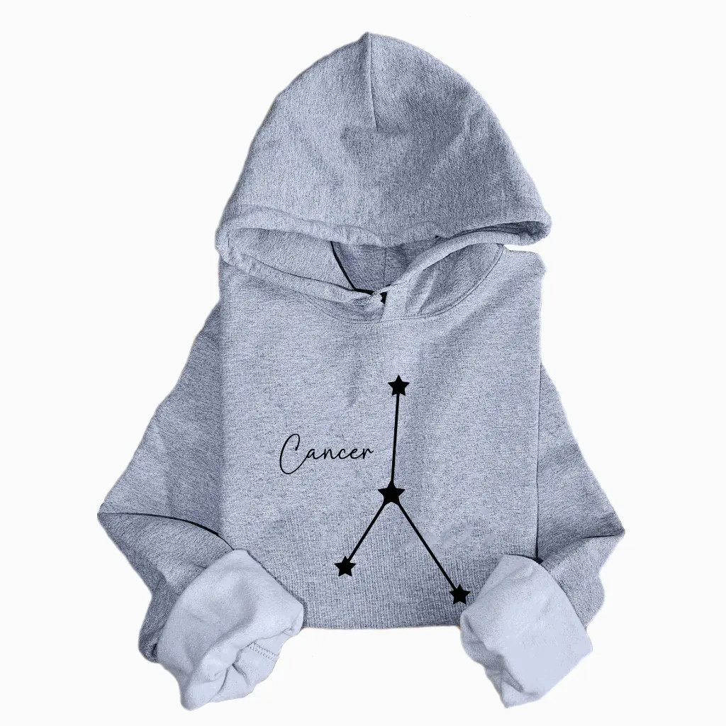Embossed Sky HoodieEmbossed Cancer Sky Hoodie
