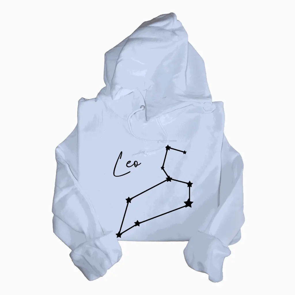 Hoodie White Leo.webp