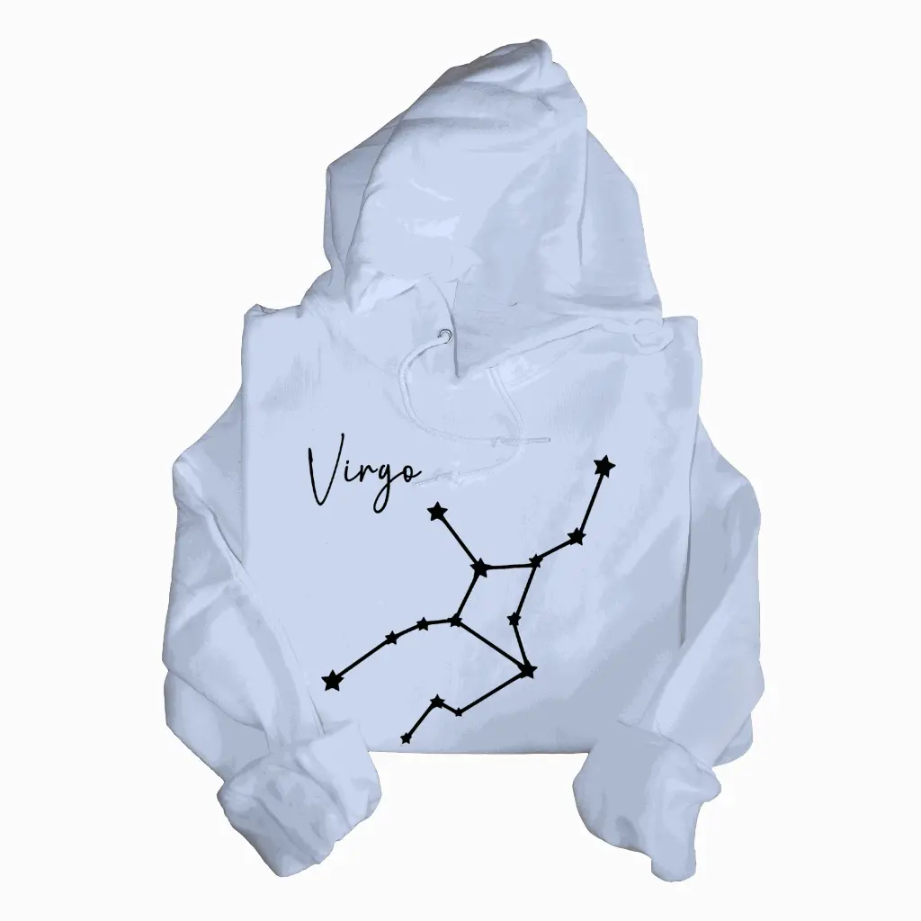Hoodie White Virgo.webp