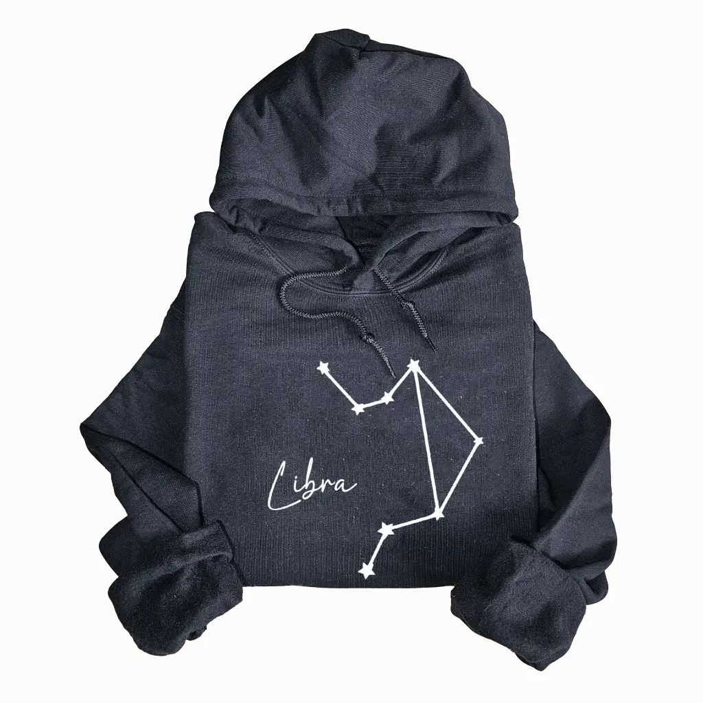Hoodie Black Libra.webp