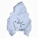 Hoodie White Sagittarius.webp
