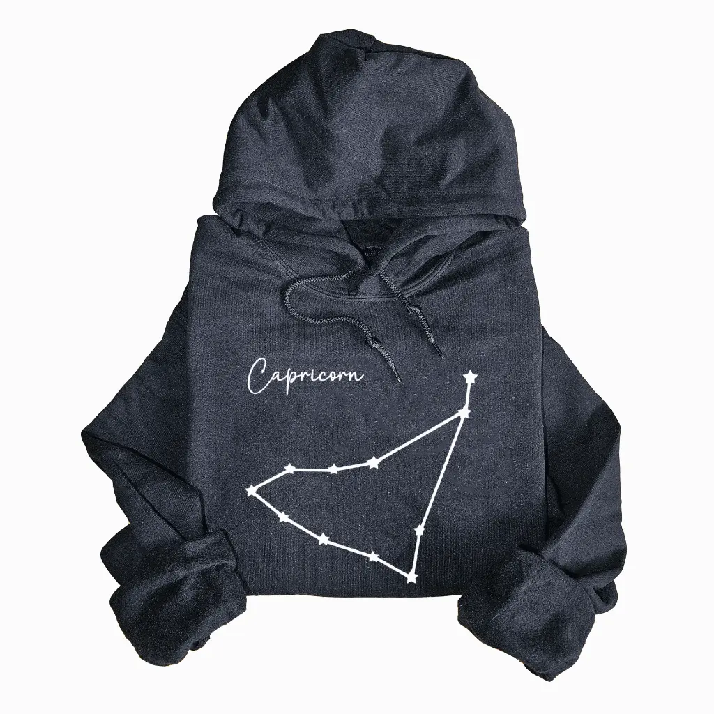 Embossed Capricorn Sky Hoodie