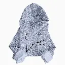 Embossed Pisces Sky Hoodie