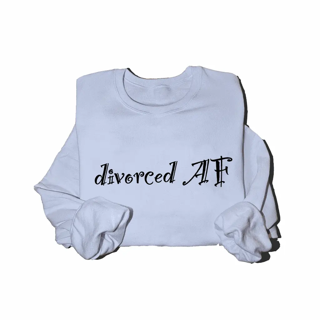 Embossed Divorced Sweatshirt