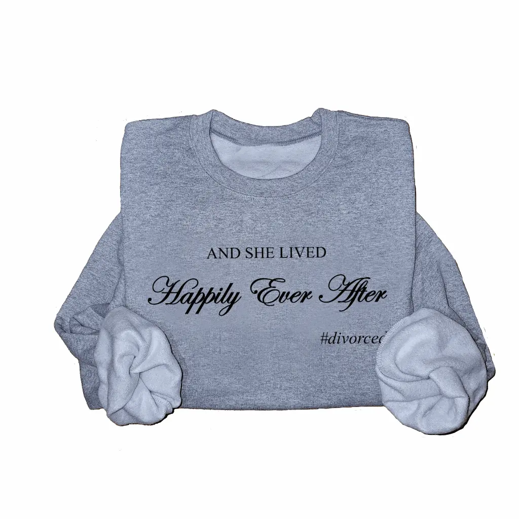 Embossed Divorced Sweatshirt
