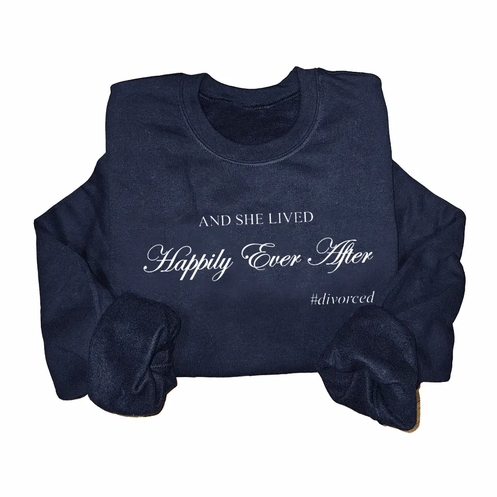 Embossed Divorced Sweatshirt
