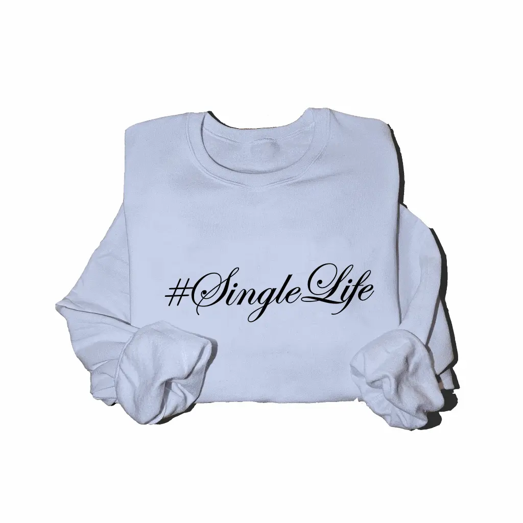 Embossed Single Life Sweatshirt