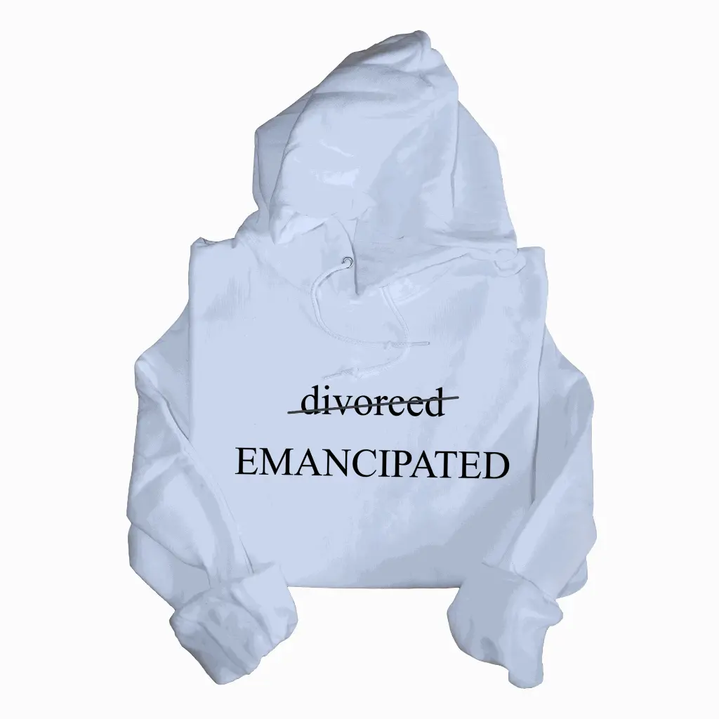 Hoodie White - Emancipated.webp