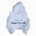 Hoodie White - She lived.webp