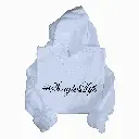 Hoodie White #SingleLife.webp