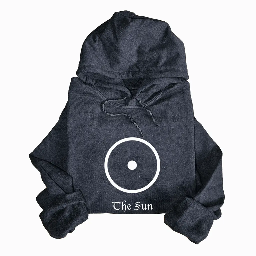 Hoodie Black - Sun.webp