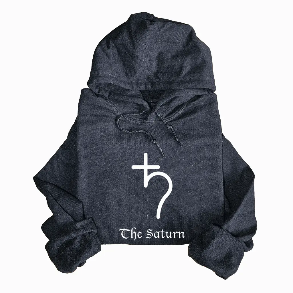 Hoodie Black - Saturn.webp