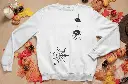 Embossed Spiders Sweatshirt