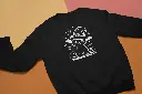 Embossed Autumn Cat Sweatshirt