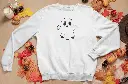 Embossed Spooky Ghost Sweatshirt