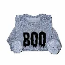 Embossed Boo Sweatshirt