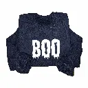 Embossed Boo Sweatshirt