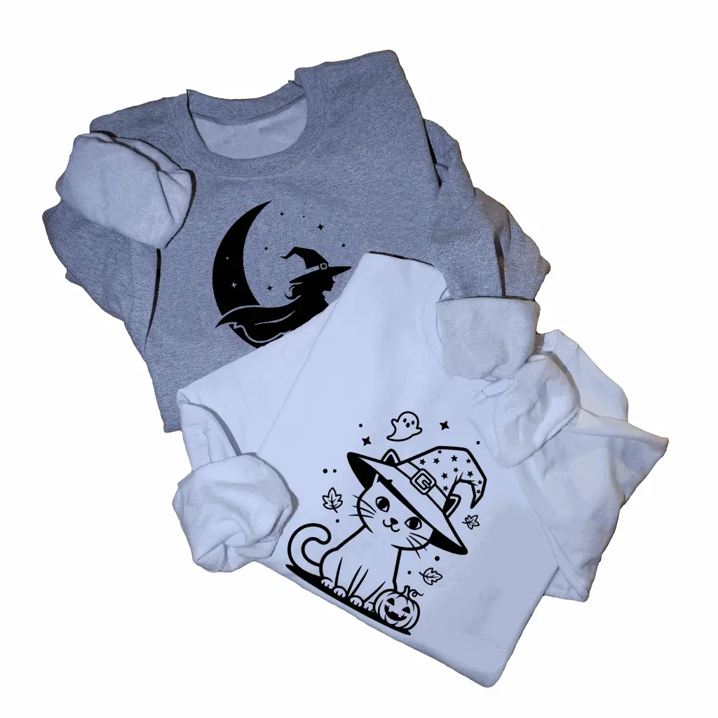 Embossed Halloween Sweatshirt