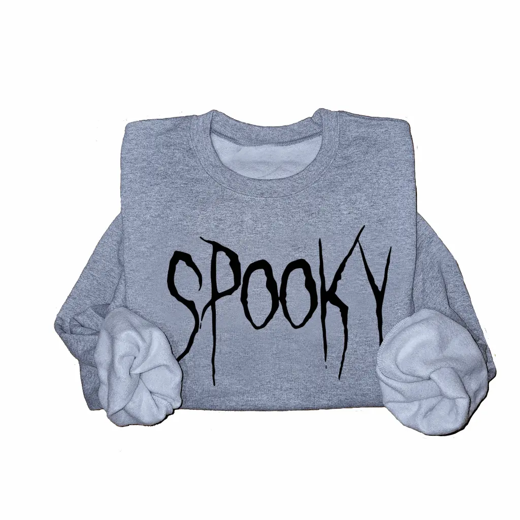 Embossed Spooky Sweatshirt