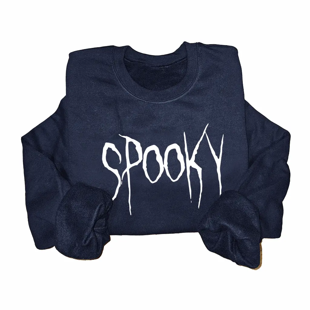 Embossed Spooky Sweatshirt