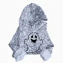 Embossed Happy Ghost Hoodie