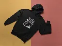 Embossed Autumn Cat Hoodie