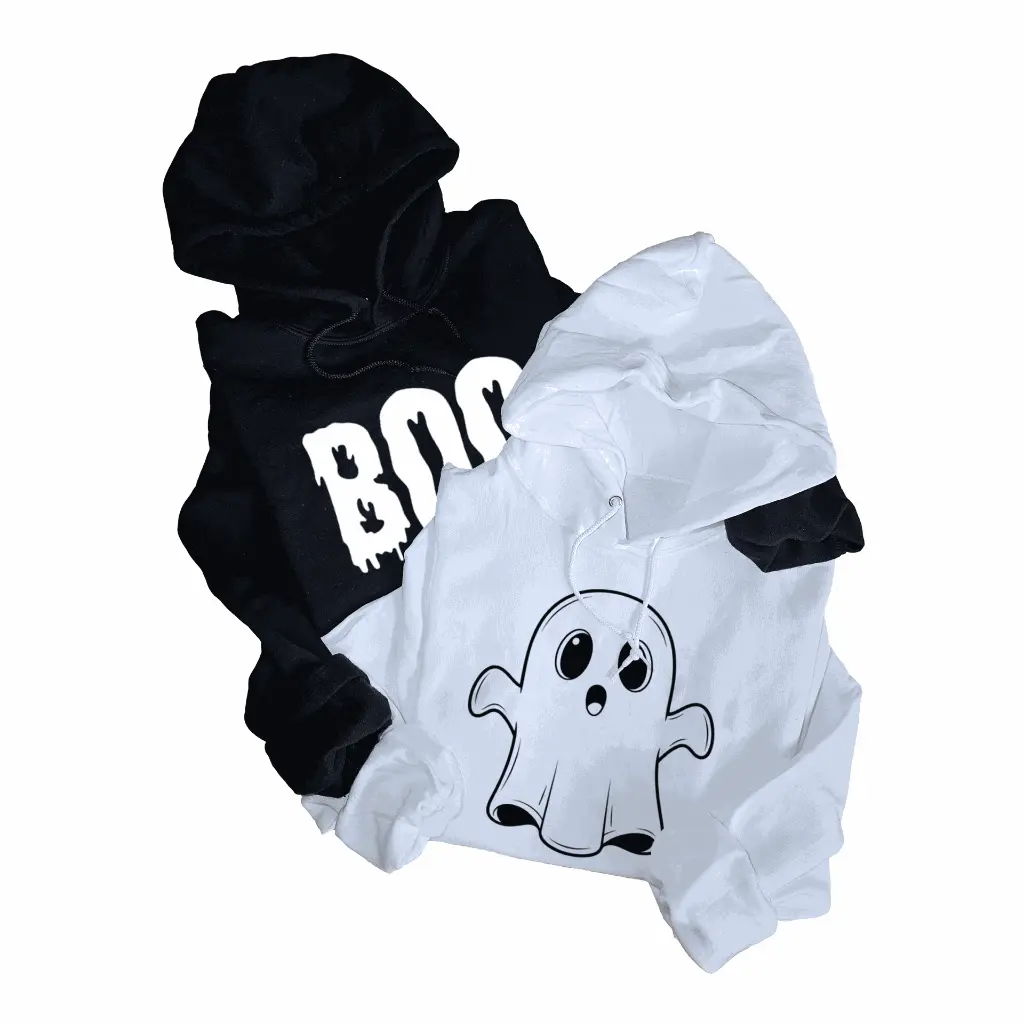 Embossed Halloween Hoodie