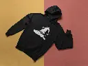Embossed Witch Hat Hoodie