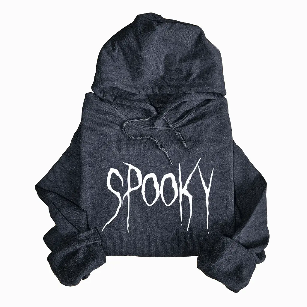 Embossed Spooky Hoodie