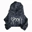 Embossed Spooky Hoodie