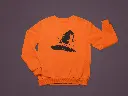 Embossed Witch Hat Sweatshirt