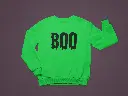 Embossed Boo Sweatshirt