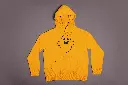 Embossed Happy Ghost Hoodie