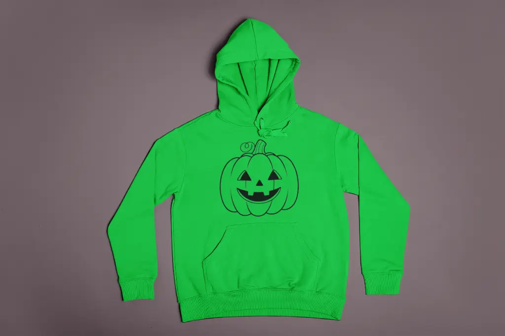 Embossed Pumpkin Hoodie