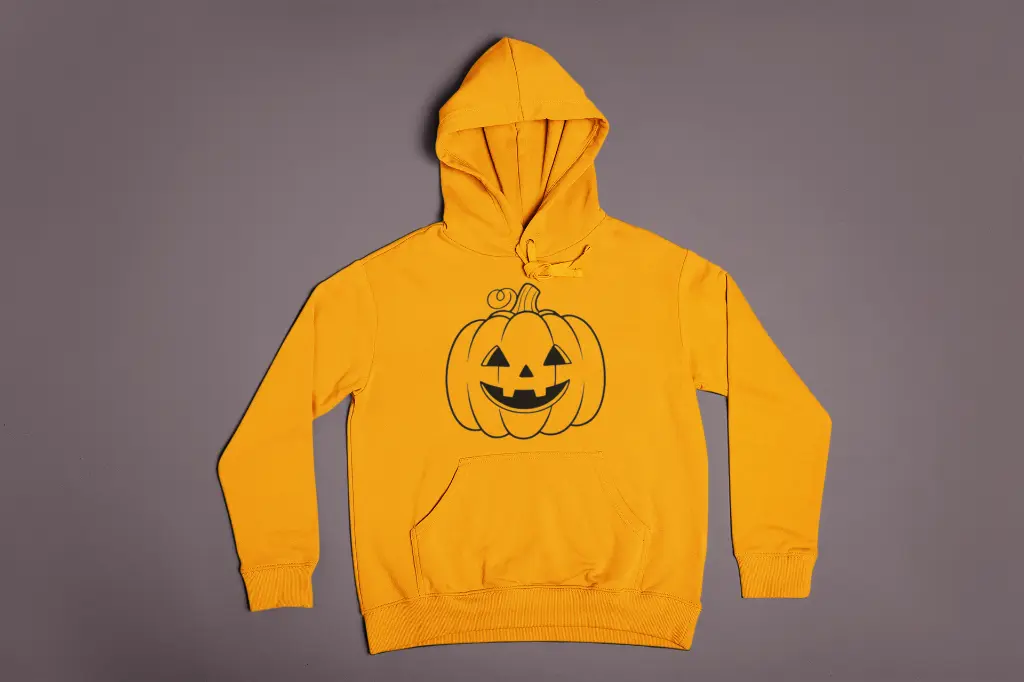 Embossed Pumpkin Hoodie