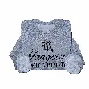 Embossed Gangsta Wrapper Sweatshirt
